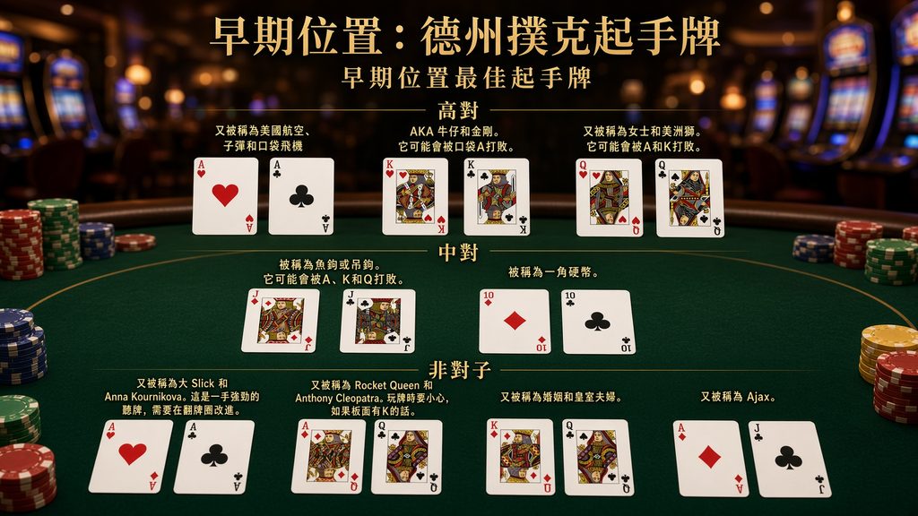 Pokwer常見起手牌